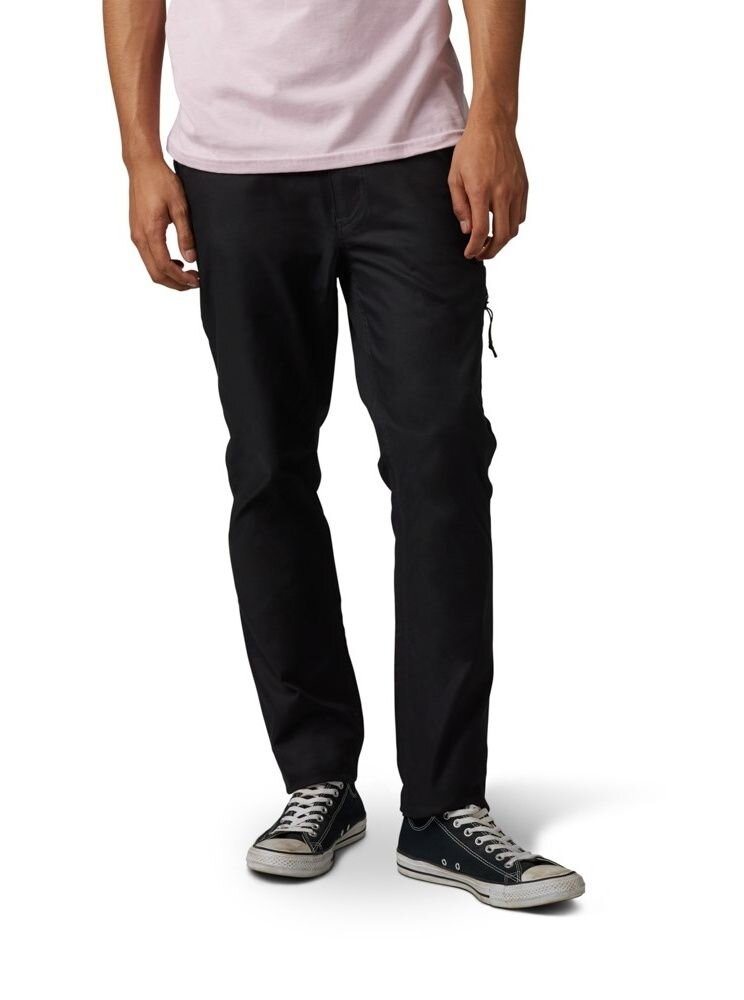 Fox pánské kalhoty Essex Stretch Slim Black | Černá | Velikost 38