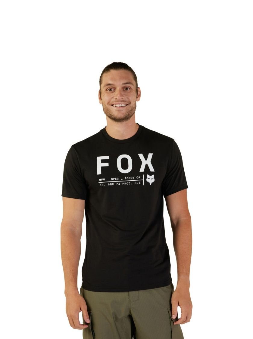 Fox pánské technické tričko Non Stop Ss Tech Black | Černá | Velikost M