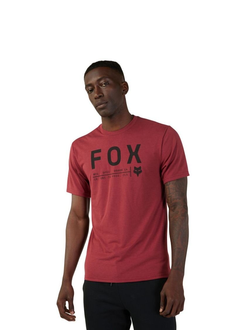 Fox pánské technické tričko Non Stop Ss Tech Scarlet | Červená | Velikost M