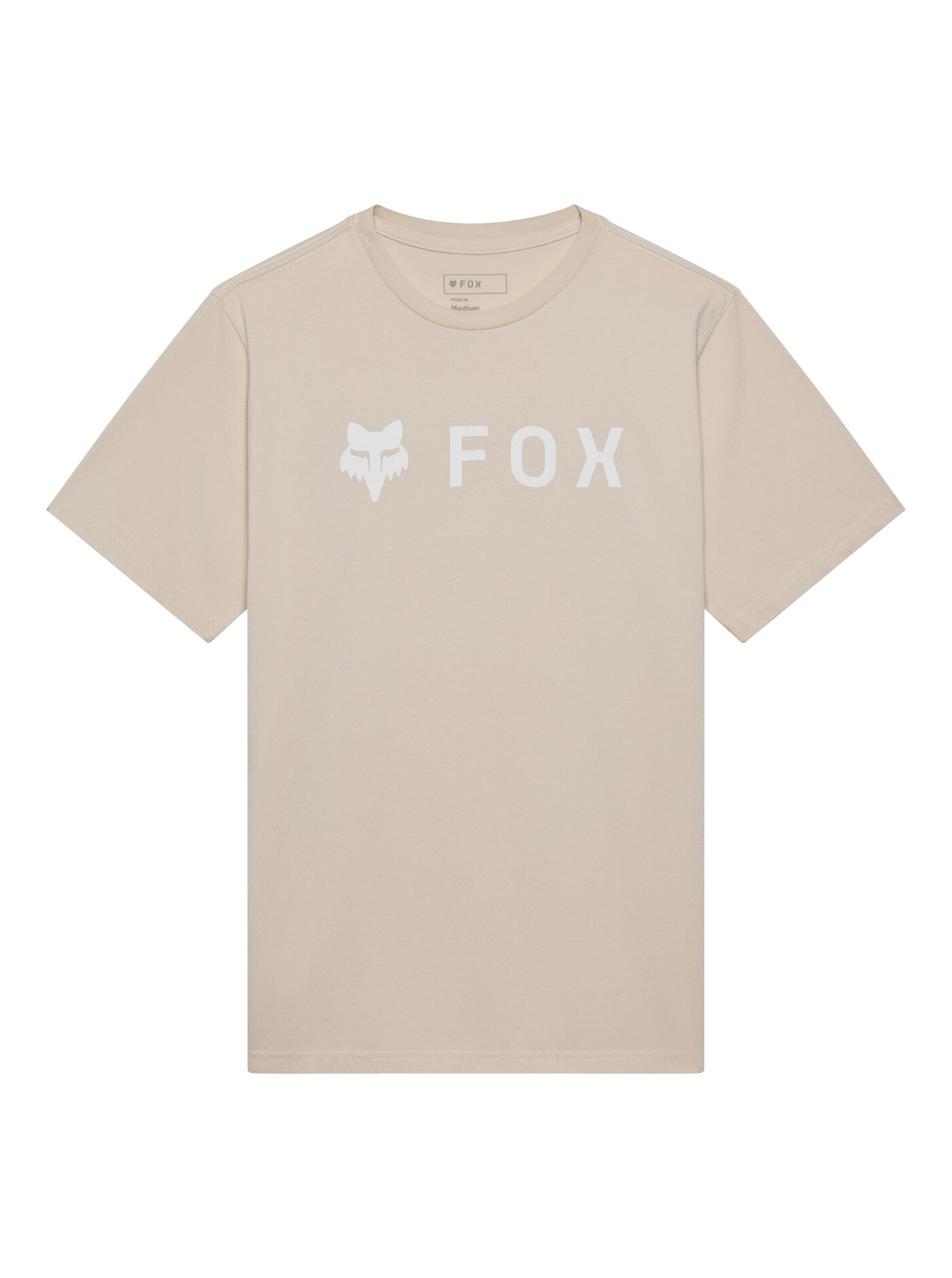 Fox pánské tričko Absolute 195 Original SS Chalk | Bílá | Velikost L | 100% bavlna