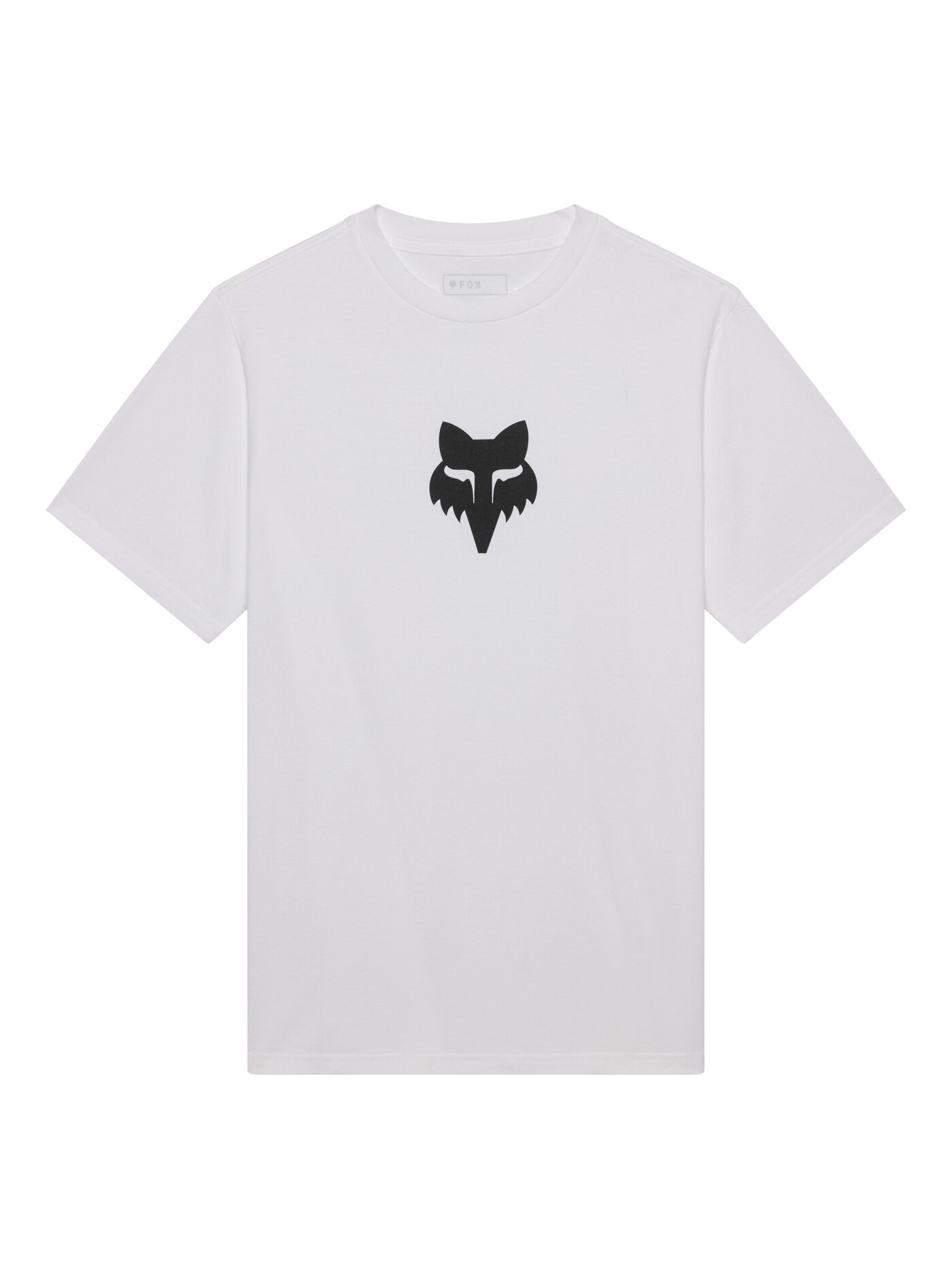 Fox pánské tričko Head 195 Original SS Optic White | Bílá | Velikost L | 100% bavlna