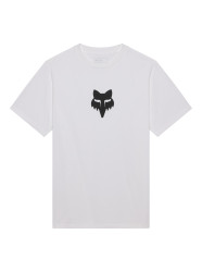 Fox pánské tričko Head 195 Original SS Optic White | Bílá | Velikost L | 100% bavlna