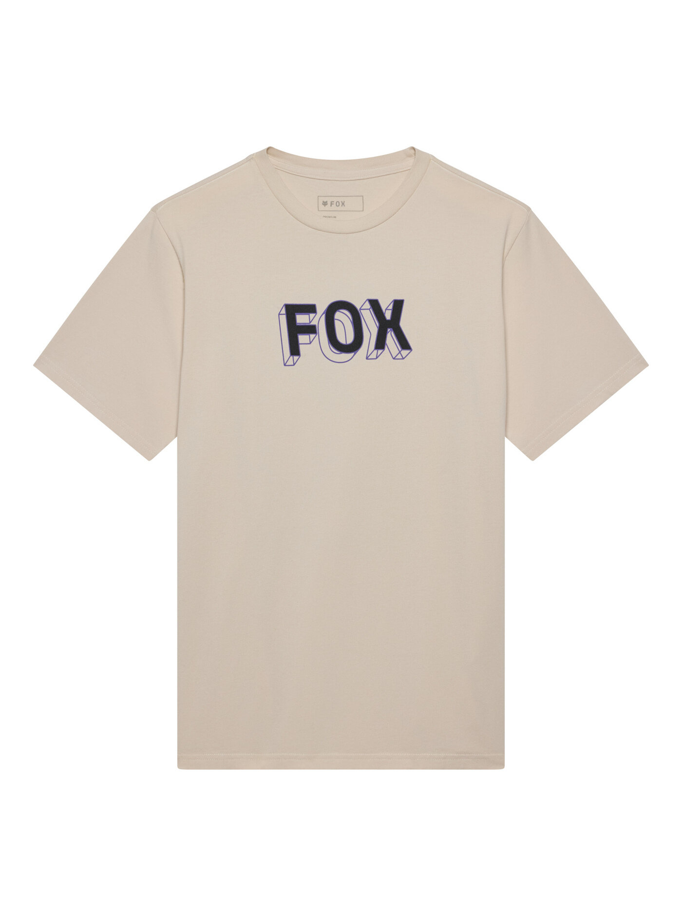Fox pánské tričko Image Print 195 Original SS Chalk | Béžová | Velikost XL | 100% bavlna