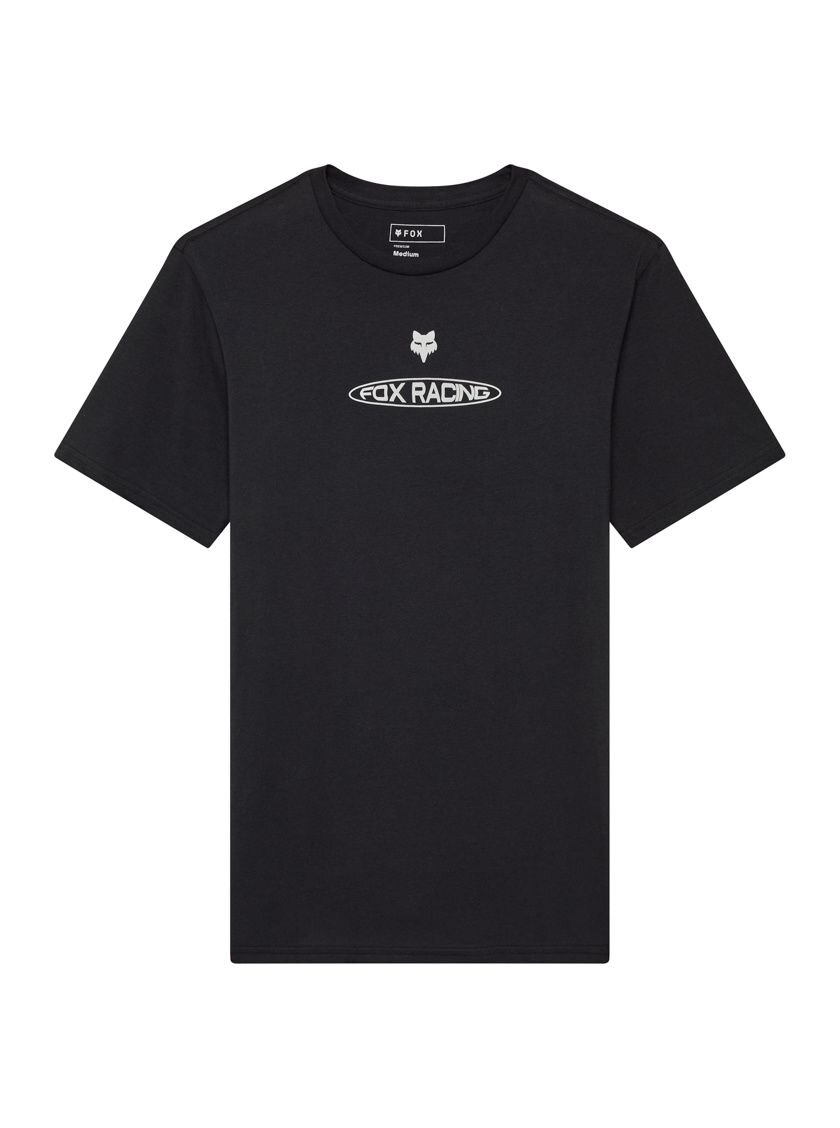 Fox pánské tričko Planet Moto Ss Prem Black | Černá | Velikost M