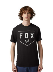 Fox pánské tričko Shield Ss Tech Black | Černá | Velikost M
