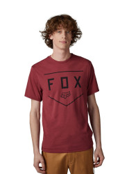 Fox pánské tričko Shield Ss Tech Scarlet | Červená | Velikost XL