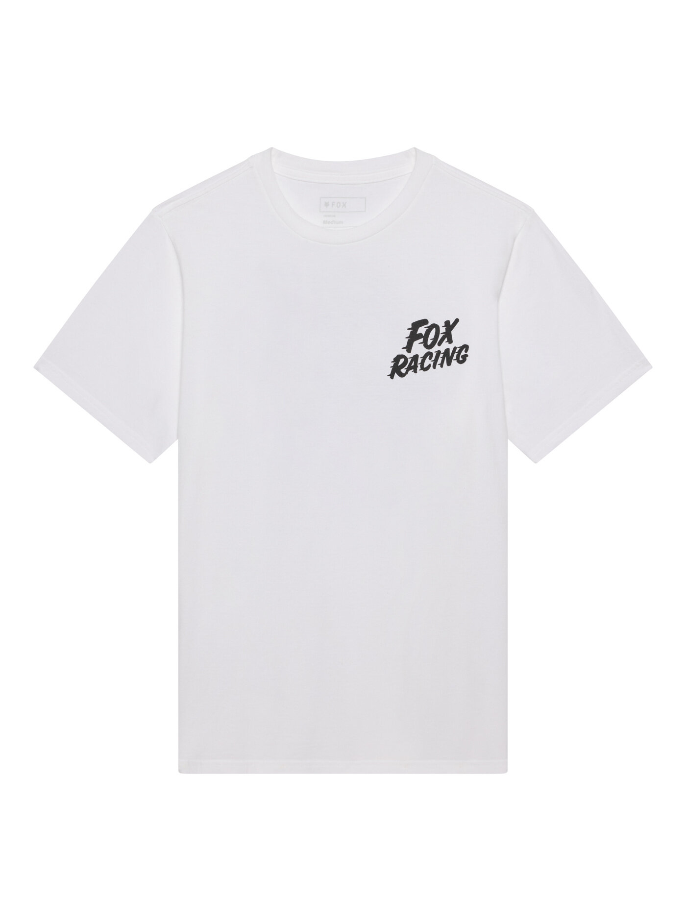 Fox pánské tričko Speed 195 Original SS White | Bílá | Velikost S | 100% bavlna