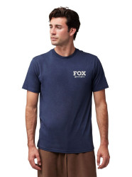 Fox pánské tričko Speed & Service Midnight | Modrá | Velikost L | 100% bavlna