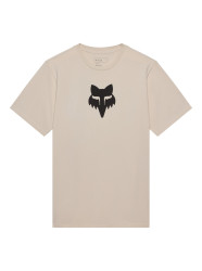 Fox pánské tričko Vision 195 Original SS Chalk | Béžová | Velikost XL | 100% bavlna