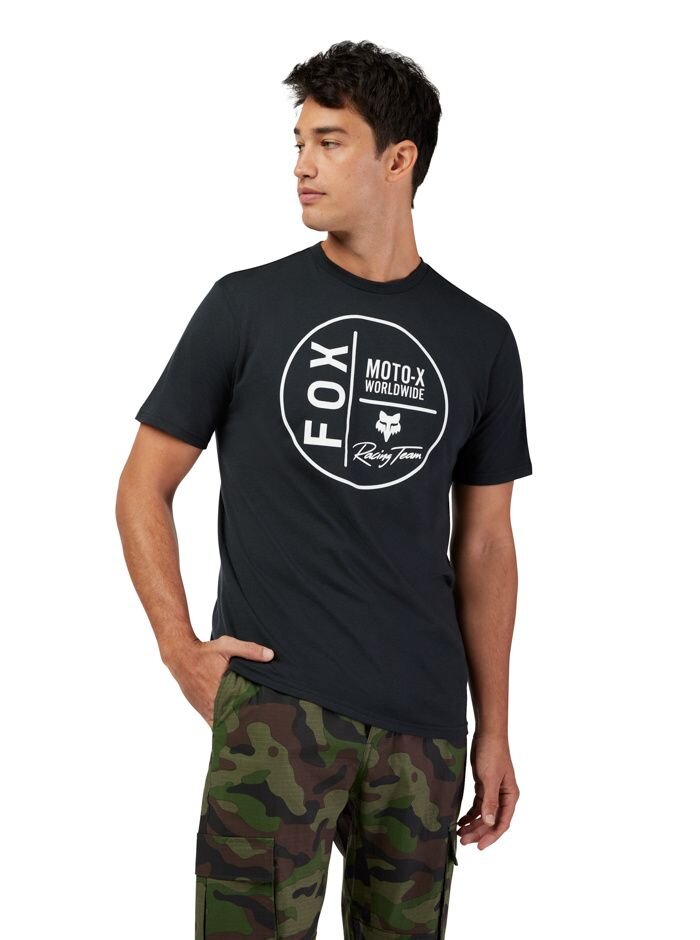 Fox pánské tričko Worldwide Ss Prem Black | Černá | Velikost L