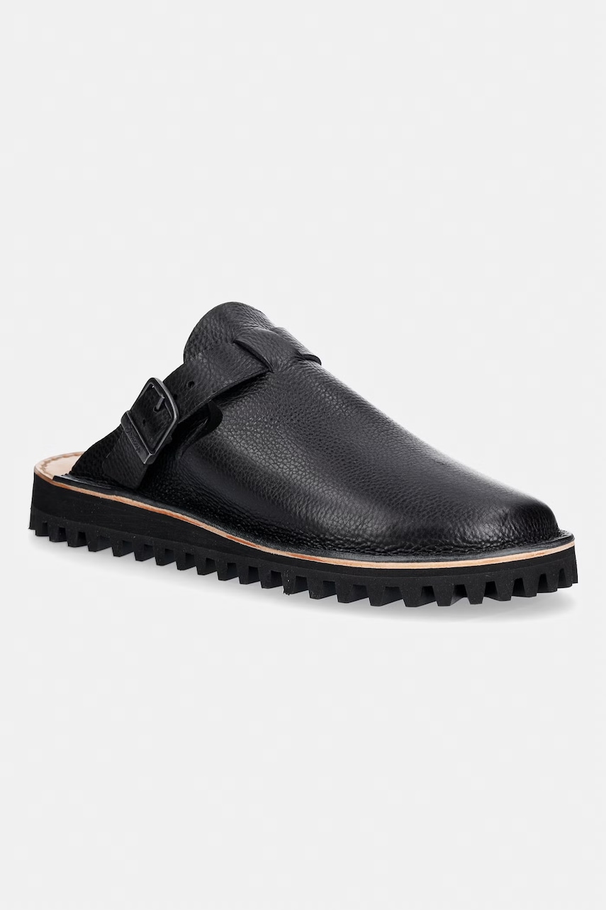 Fracap  pantofle kožené Mules Nero