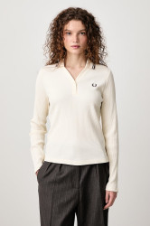 Fred Perry  tričko s dlouhým rukávem dámské s bavlnou