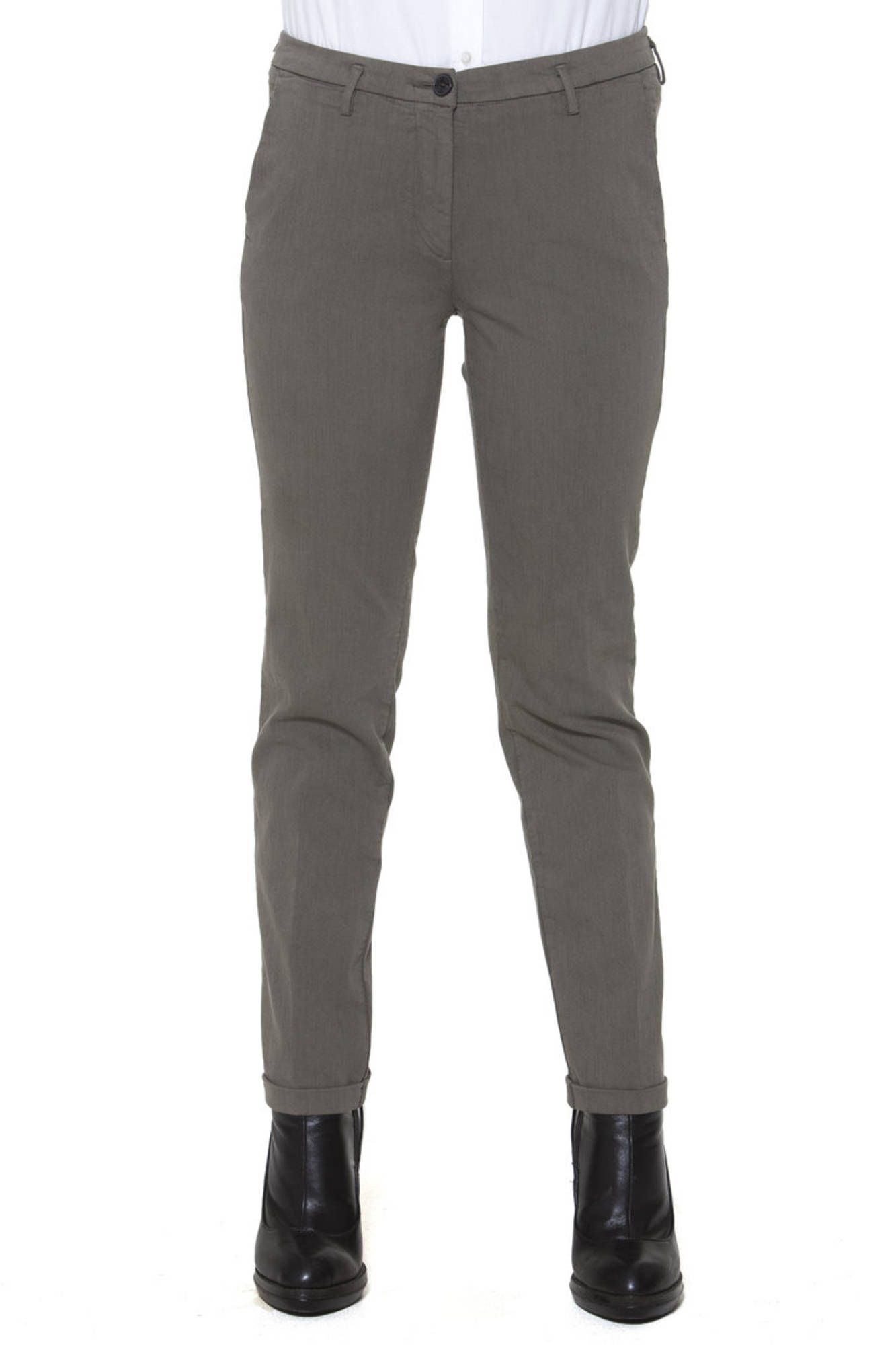 FRED PERRY WOMEN'S GREEN TROUSERS