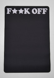 Fuck OFF Desk Pad černo/bílá
