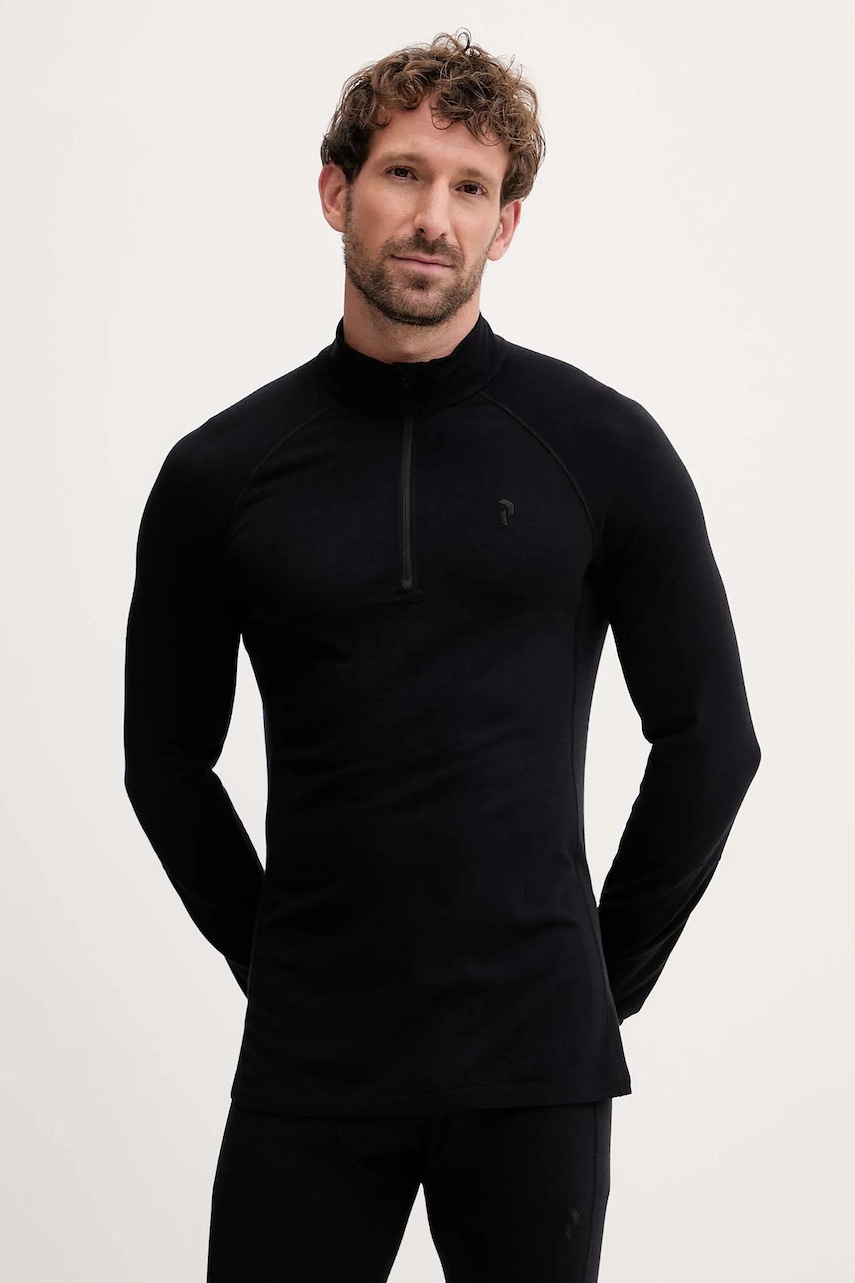 Funkční tričko s dlouhým rukávem s příměsí vlny Peak Performance Magic