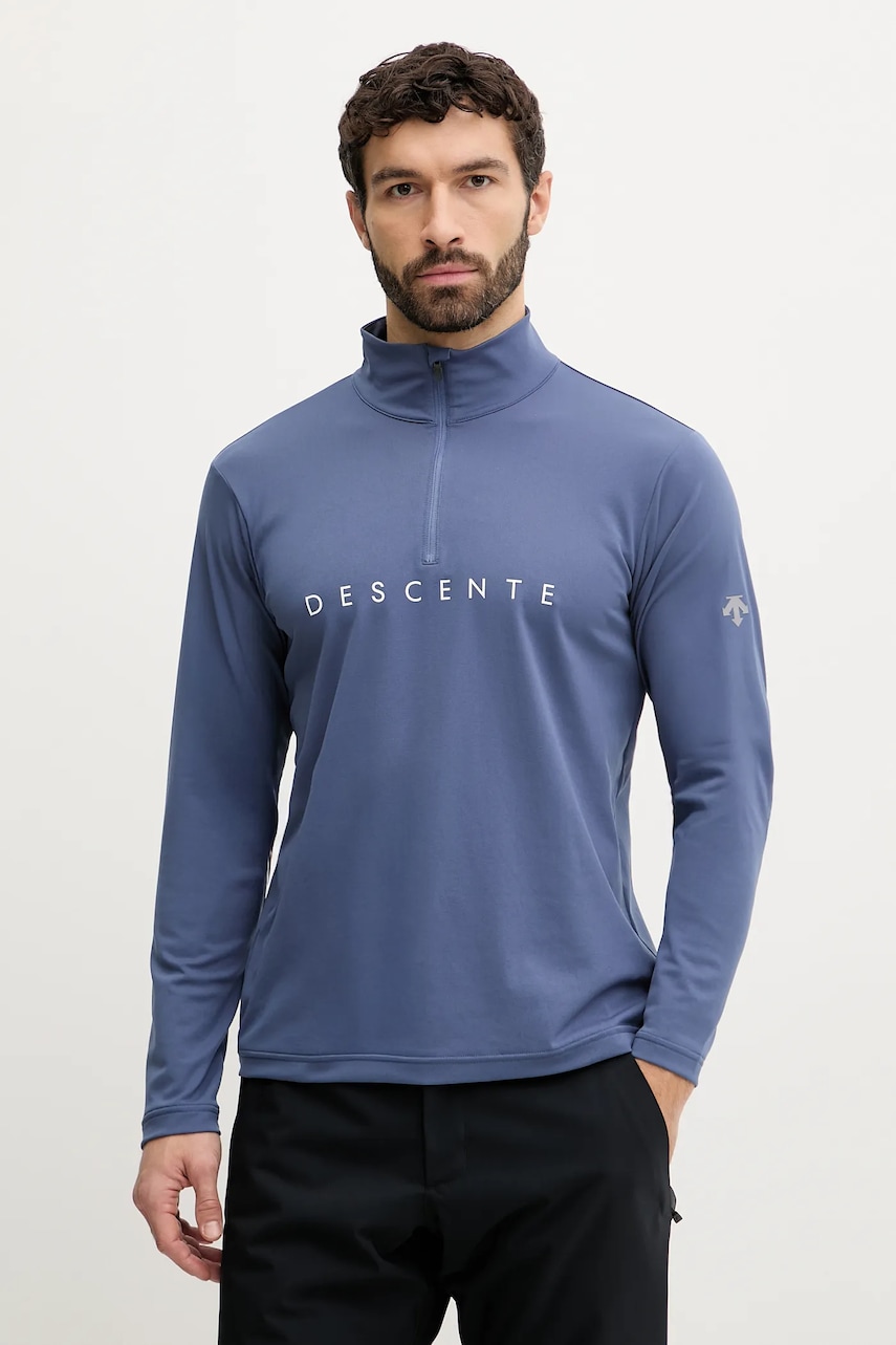 Funkční triko s dlouhým rukávem Descente CHEST LOGO T-NECK