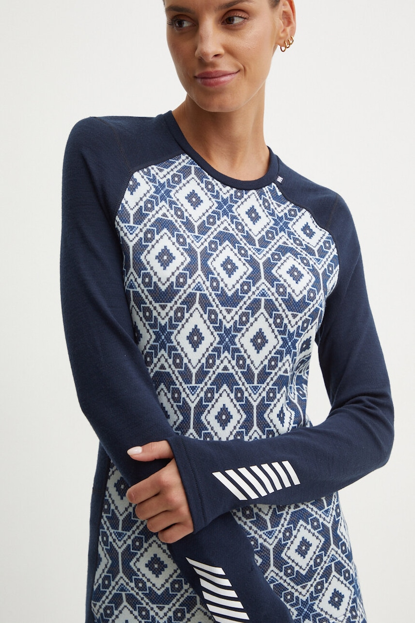 Funkční triko s dlouhým rukávem Helly Hansen LIFA MERINO