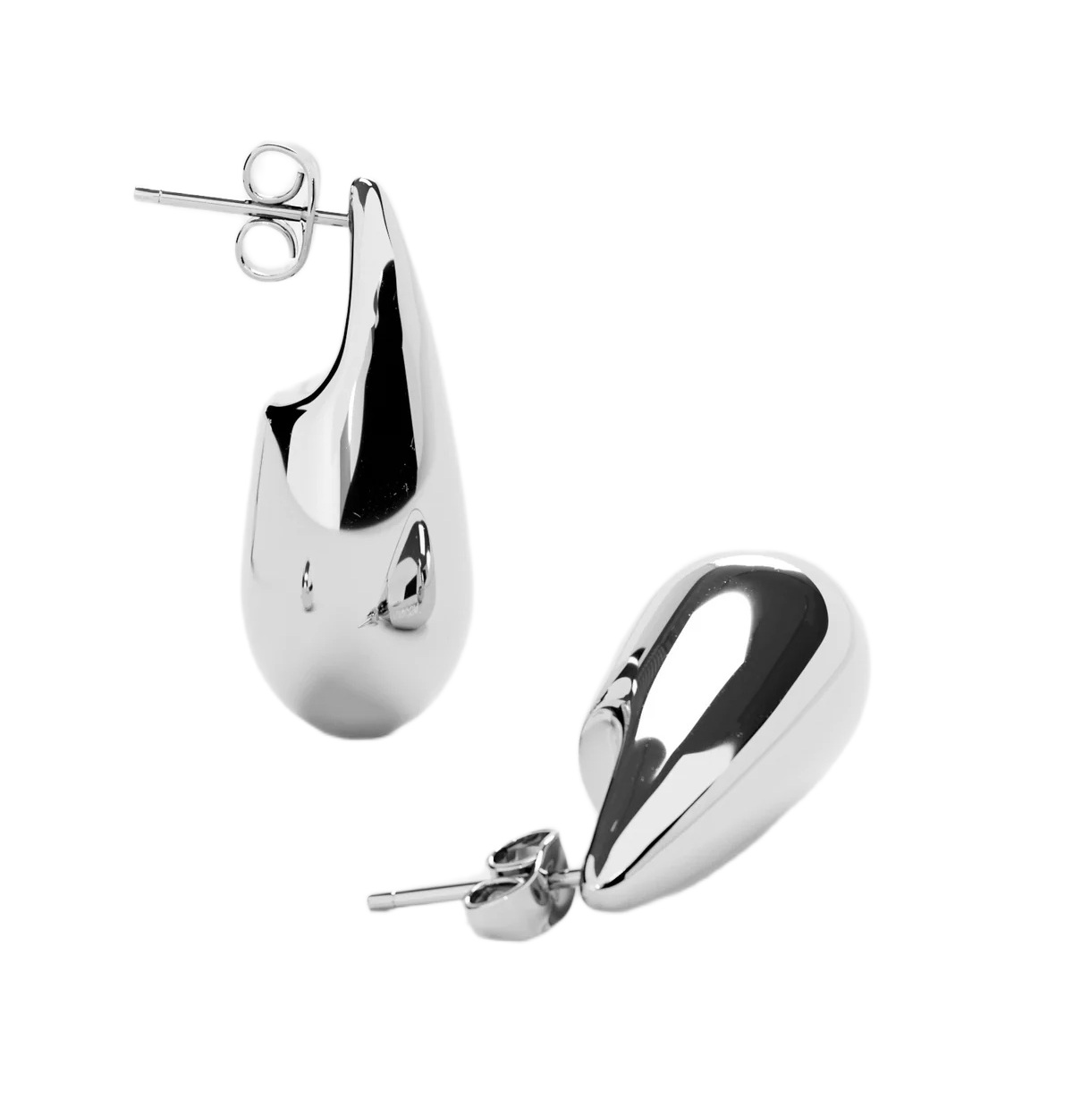 Furiosa Moderní ocelové náušnice Teardrop Drip SE-DRIP-S