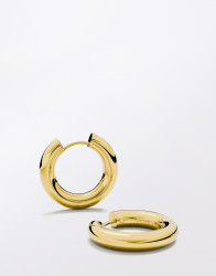 Furiosa Náušnice Chubby Hoop 18K POZLACENÍ