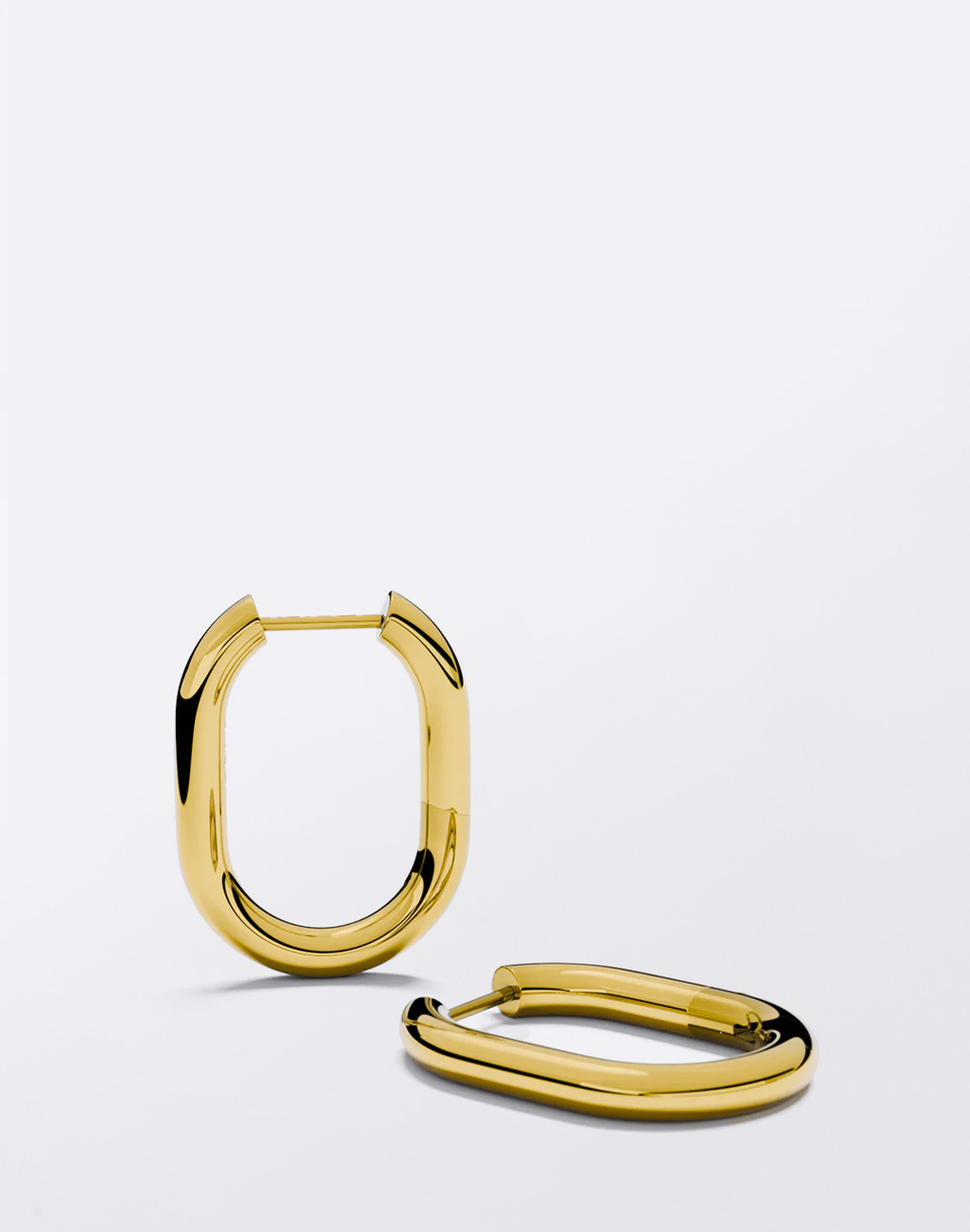 Furiosa Náušnice Leah 18K POZLACENÍ