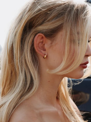 Furiosa Pozlacené kruhové náušnice Junkie SE-JUNKIEEARING-G 1,2 cm
