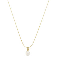 Furiosa Pozlacený náhrdelník s přívěskem pravé perly Dirty Pearl SN-DIRTYPEARL-G