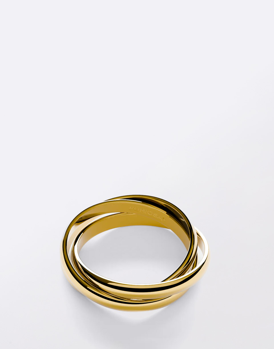 FURIOSA® Prsten Threesome 18K POZLACENÍ M