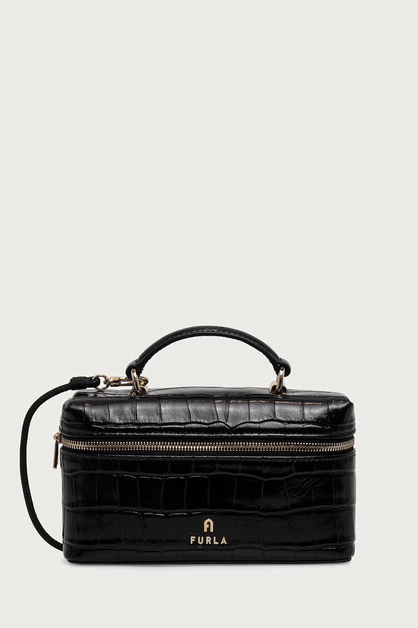 Furla  Kosmetická taštička dámská kožená Camelia Micro