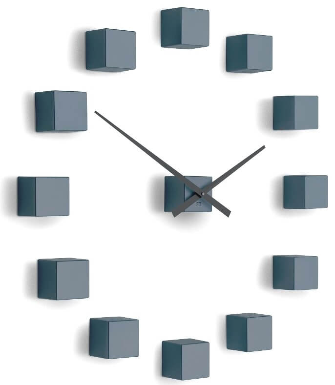 Future Time Nalepovací hodiny Cubic Grey FT3000GY
