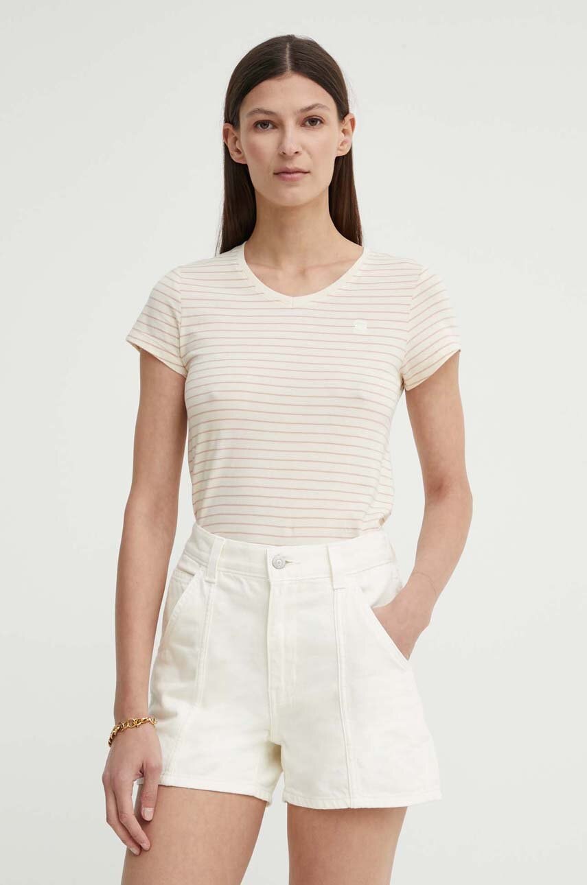 G-Star  tričko dámské bavlněné Stripe eyben slim v t 2.0