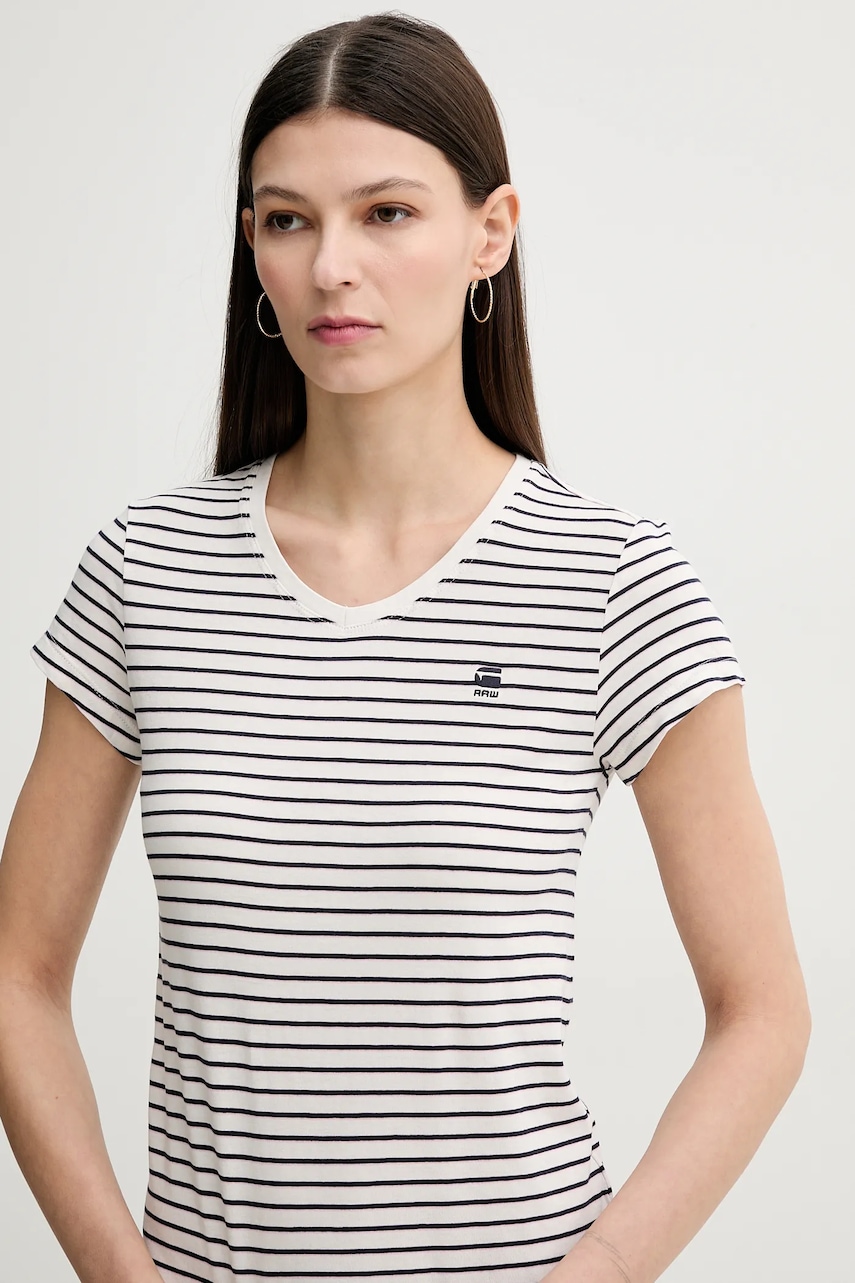 G-Star  tričko dámské bavlněné Stripe eyben slim v t 2.0