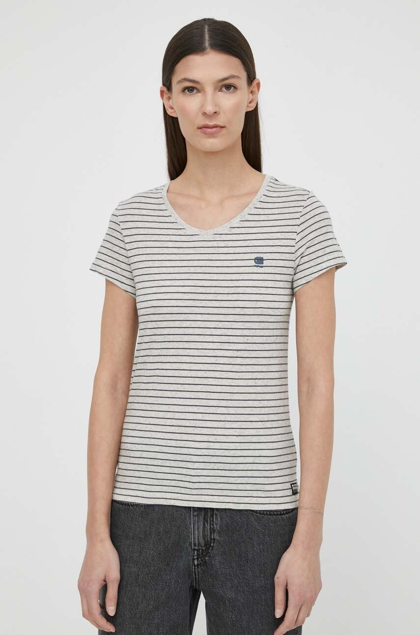 G-Star  tričko dámské bavlněné Stripe eyben slim v t 2.0