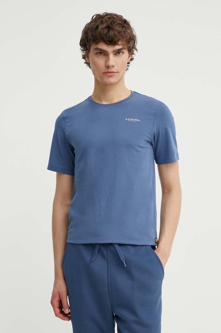 G-Star  tričko pánské bavlněné s elastanem Slim base