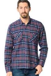 G566 DEWBERRY SHIRT-NAVY-RED