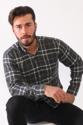 G701 DEWBERRY MEN'S SHIRTS-BLACK