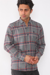 G708 DEWBERRY MEN'S SHIRT-ANTHRACITE