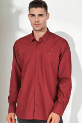 G925 DEWBERRY MEN'S SHIRT-BURGUNDY
