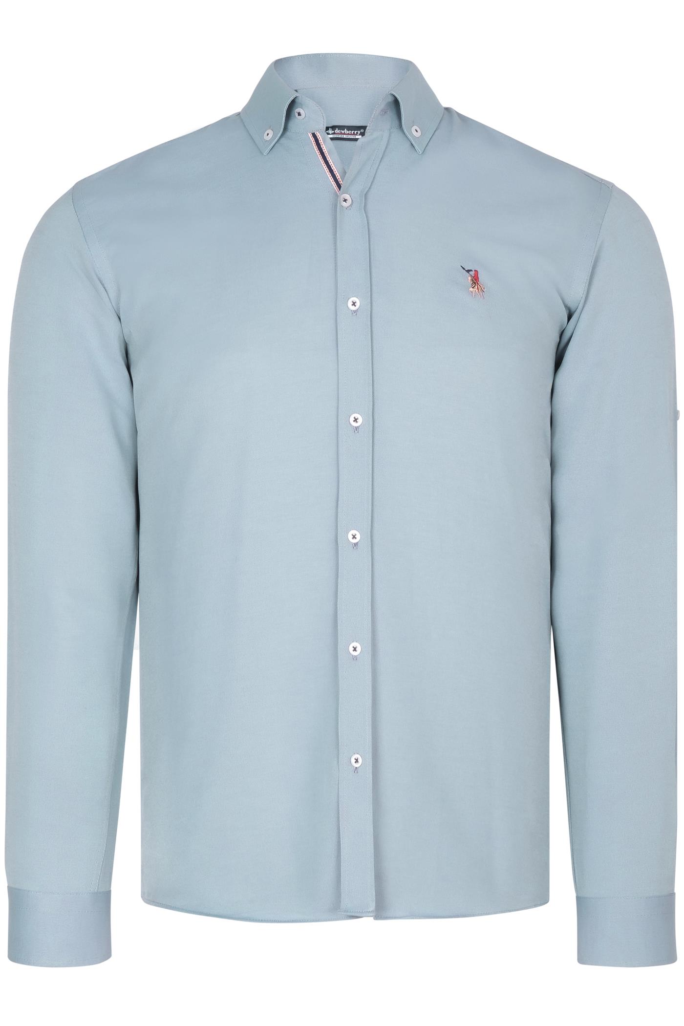 G974 DEWBERRY MEN'S SHIRT-WATER GREEN