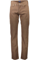 GANT MEN'S BROWN TROUSERS