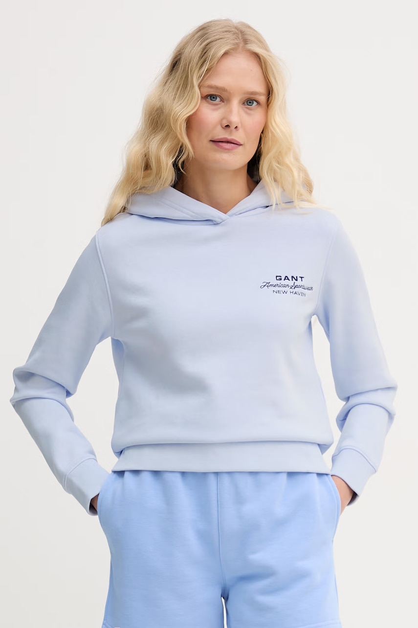 Gant mikina s kapucí dámská bavlněná