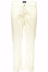 GANT WHITE WOMEN'S TROUSERS