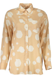 GANT WOMEN'S LONG SLEEVE BEIGE SHIRT