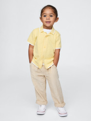 GAP Baby lněné kalhoty - Kluci
