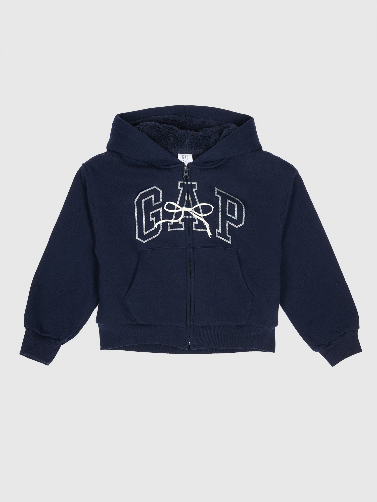 GAP Dětská zateplená sherpa mikina - Holky