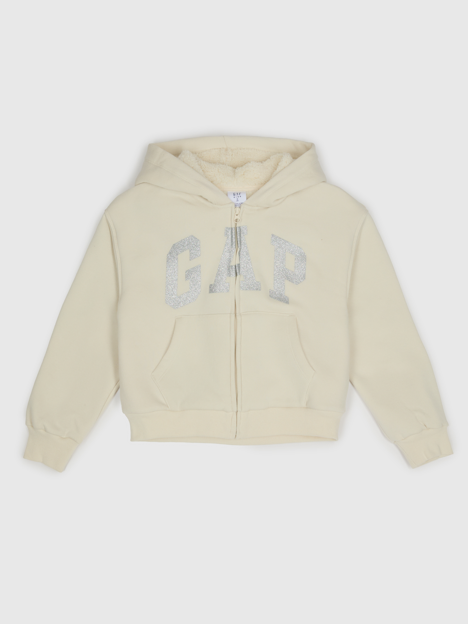 GAP Dětská zateplená sherpa mikina - Holky