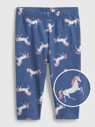 GAP Dětské legíny organic cotton crop leggings - Holky