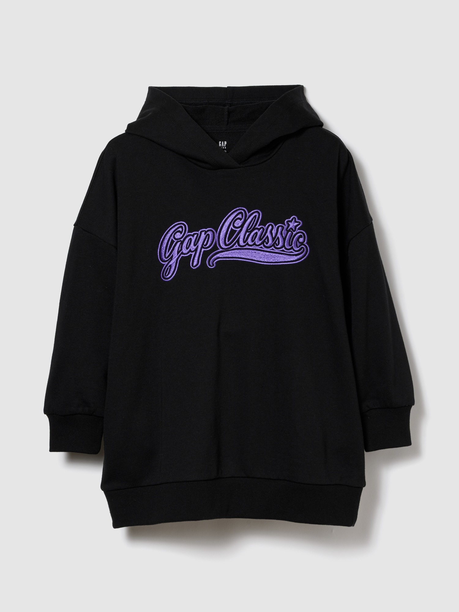 GAP Dětské mikinové oversize šaty VintageSoft - Holky