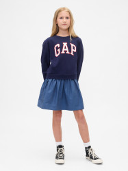GAP Dětské oversize šaty - Holky