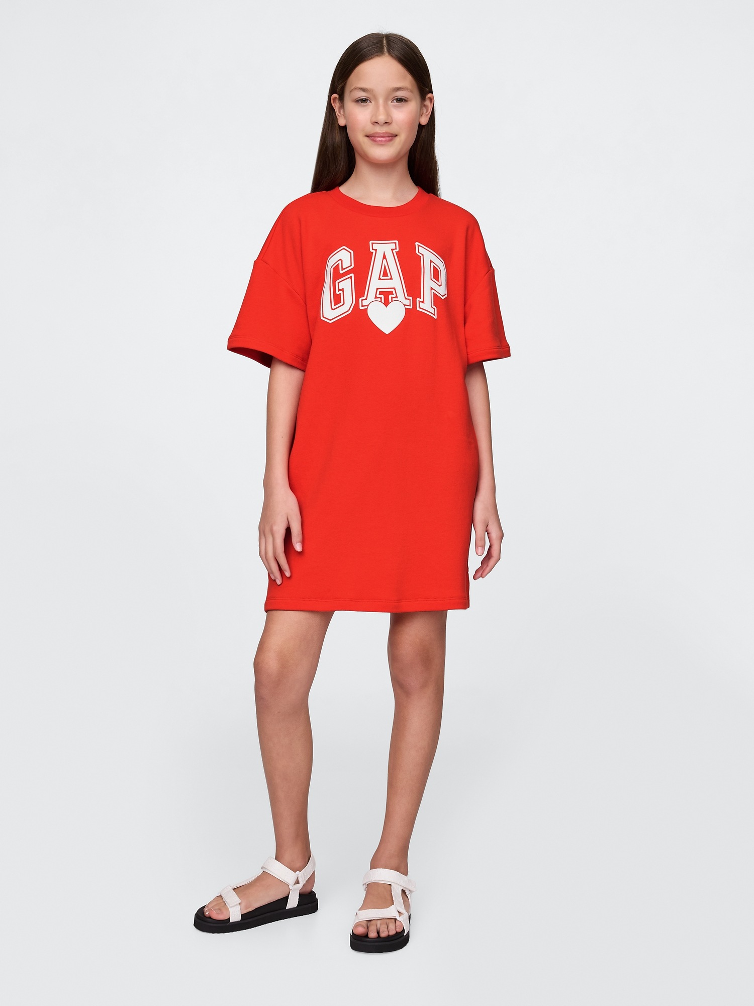 GAP Dětské oversize šaty - Holky