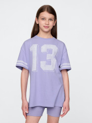 GAP Dětské oversize tričko Varsity - Holky